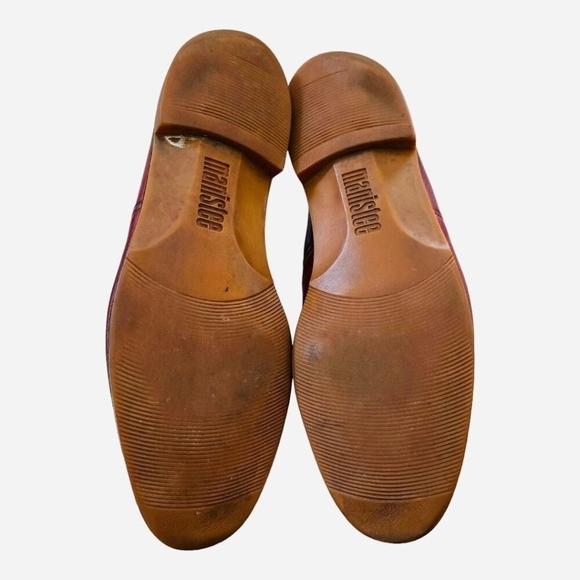 MANISTEE Men’s Brown Leather Dress Shoes Lace-Up Size 13 Pre-Owned - Picture 8 of 9